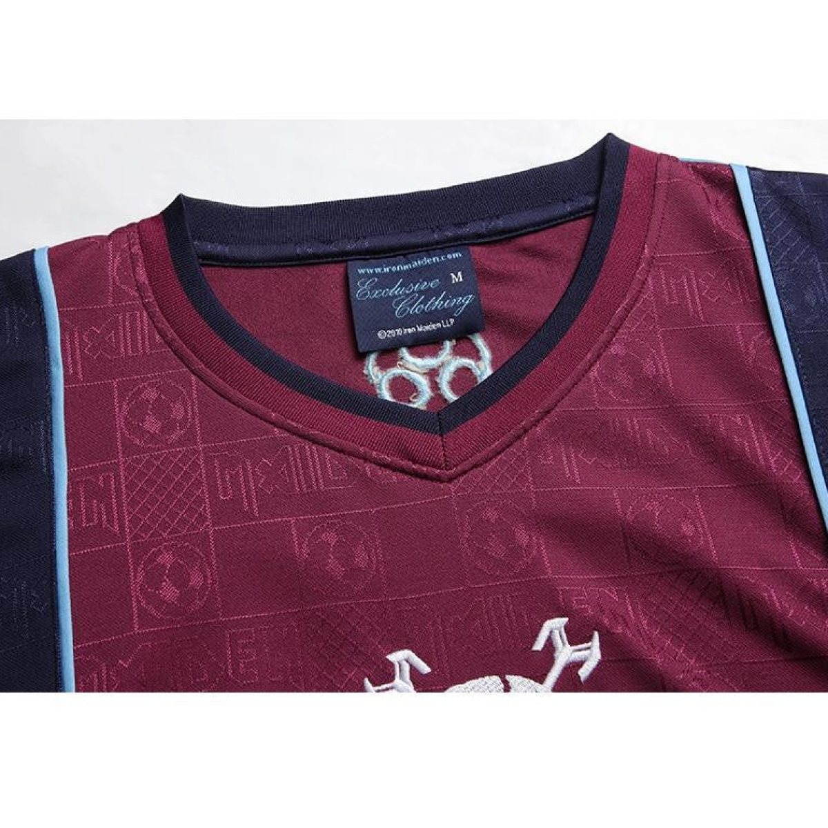 Retro 2011 West Ham United x Iron Maiden Away Jersey
