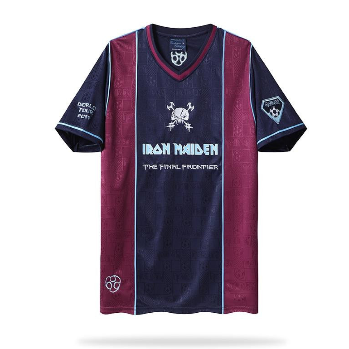 Retro 2011 West Ham United x Iron Maiden Home Jersey