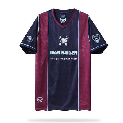 Retro 2011 West Ham United x Iron Maiden Home Jersey