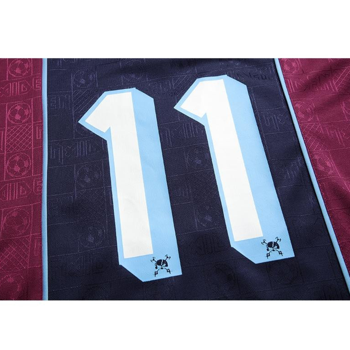 Retro 2011 West Ham United x Iron Maiden Home Jersey