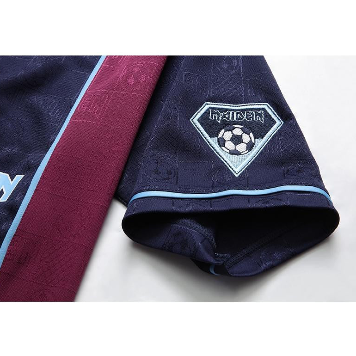 Retro 2011 West Ham United x Iron Maiden Home Jersey