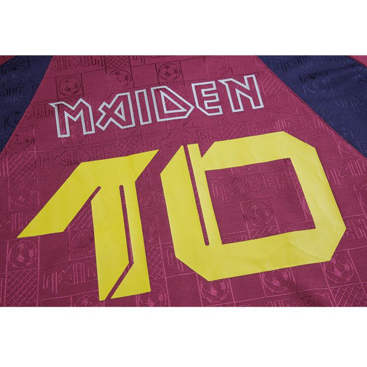 Retro 2010 West Ham United x Iron Maiden Away Jersey