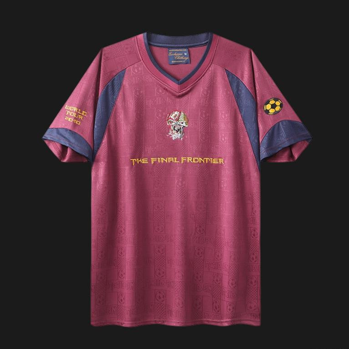 Retro 2010 West Ham United x Iron Maiden Away Jersey