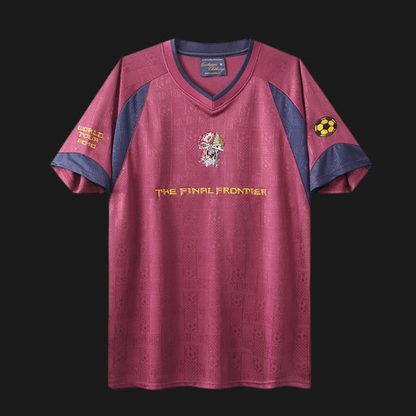 Retro 2010 West Ham United x Iron Maiden Away Jersey
