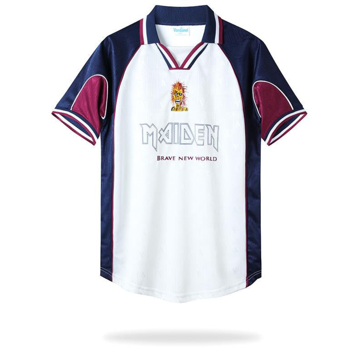 Retro 99/01 West Ham United x Iron Maiden Away White Jersey