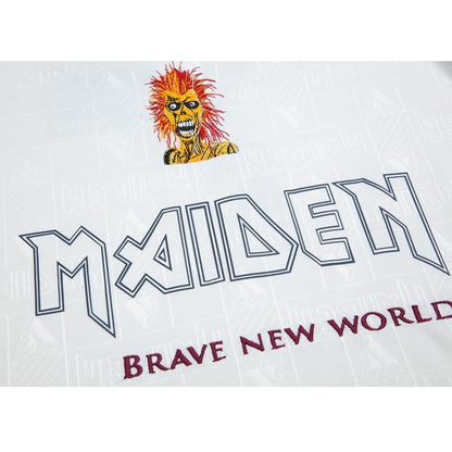 Retro 99/01 West Ham United x Iron Maiden Away White Jersey