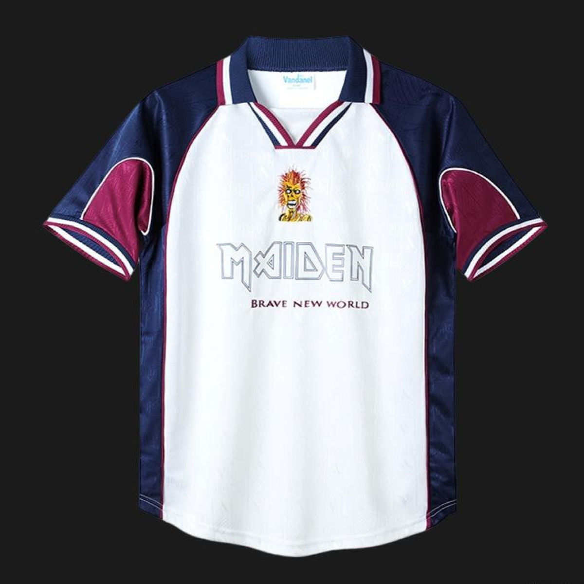 Retro 99/01 West Ham United x Iron Maiden Away White Jersey