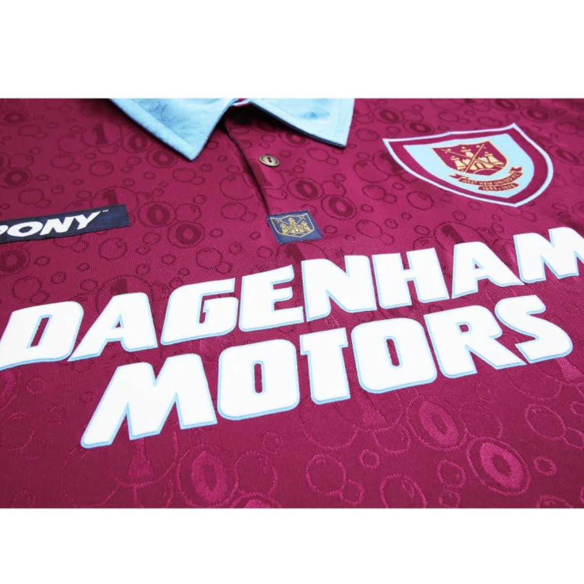 Retro 95/97 West Ham United Long Sleeve Home Jersey