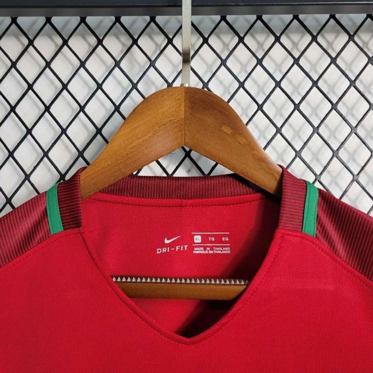 Retro 2016  Portugal Home Long Sleeve Jersey