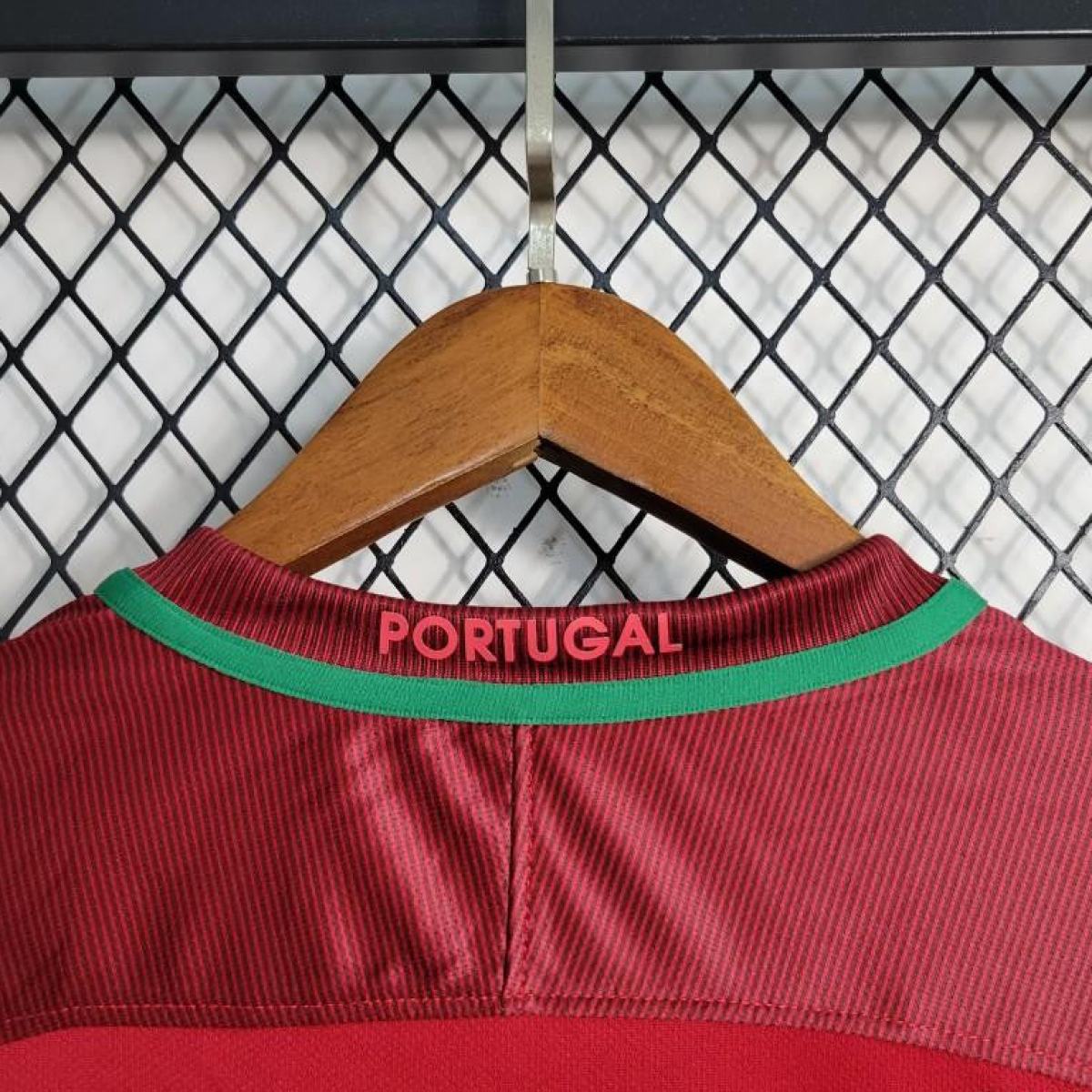 Retro 2016  Portugal Home Long Sleeve Jersey