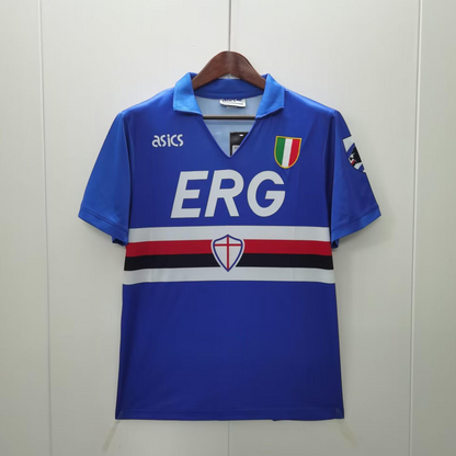 Retro 91/92 Sampdoria Home Jersey