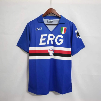 Retro 91/92 Sampdoria Home Jersey