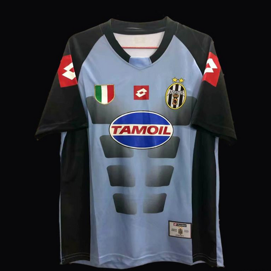Retro 02/03 Juventus Goalkeeper Blue Jersey Worn By Buffon