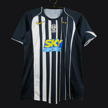 Retro 04/05 Juventus Third Blue/White Jersey