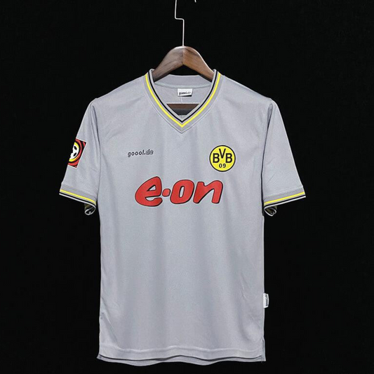 Retro 00/01 Borussia Dortmund Away Grey Jersey