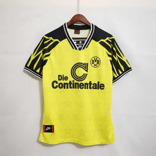 Retro 94/95 Borussia Dortmund Home Yellow Jersey