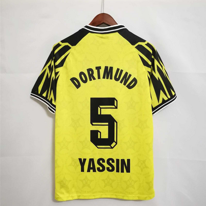 Retro 94/95 Borussia Dortmund Home Yellow Jersey
