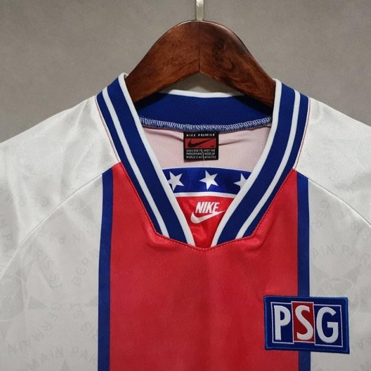 Retro 94/95 PSG White Away Jersey
