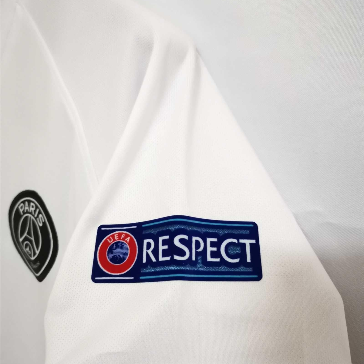 Retro 18/19 PSG Away White Jersey With Champions Patch