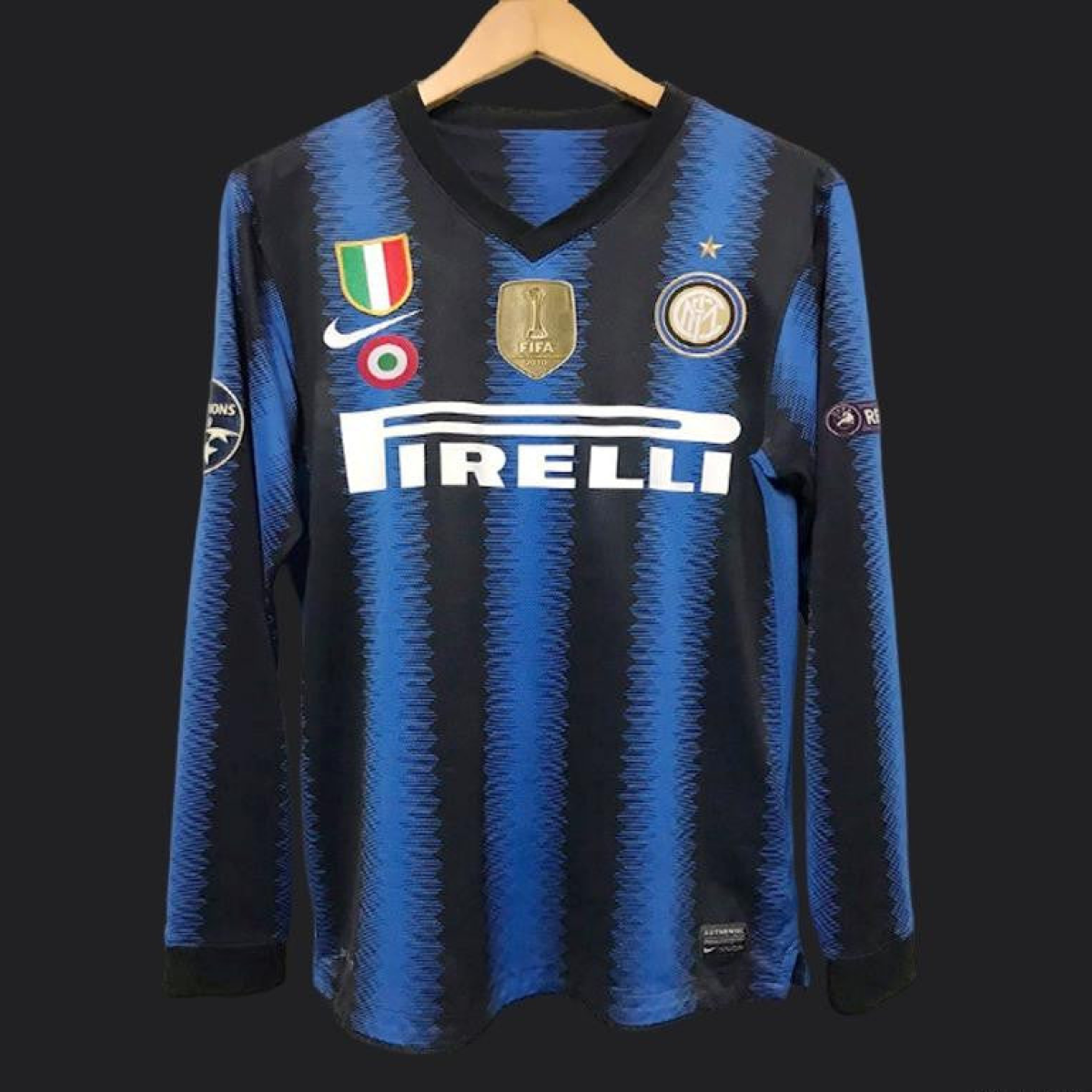 Retro 10/11 Inter Milan Home Long Sleeve Jersey