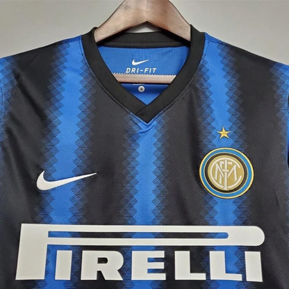 Retro 10/11 Inter Milan Home Long Sleeve Jersey