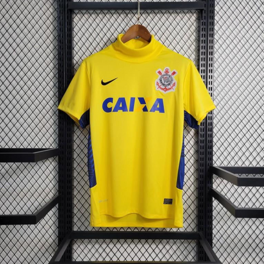 Retro 14-15 Corinthians Goalkeeper Yellow Jersey