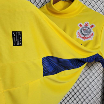 Retro 14-15 Corinthians Goalkeeper Yellow Jersey
