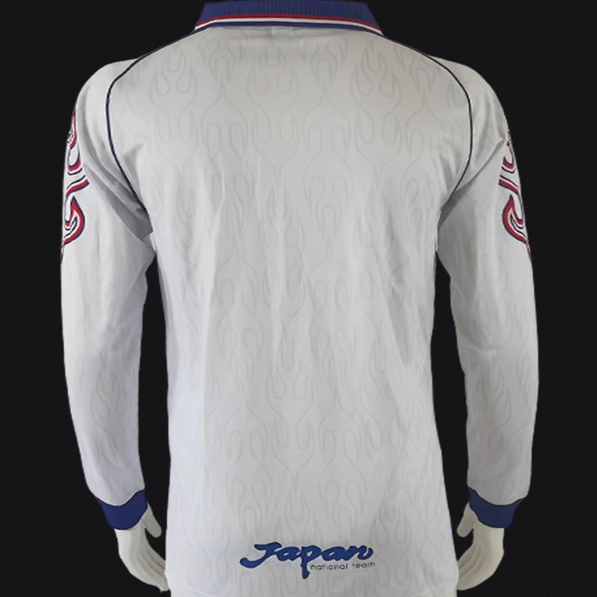 Retro 1998 Japan White Long Sleeve Jersey