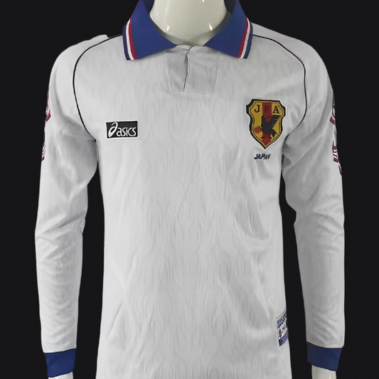 Retro 1998 Japan White Long Sleeve Jersey