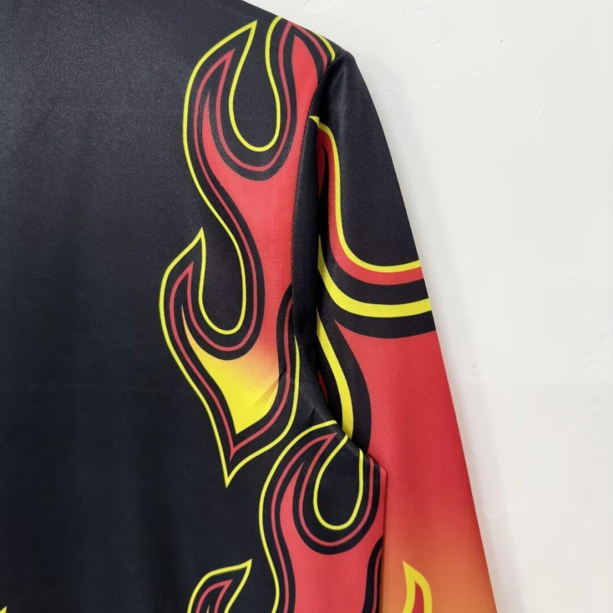 Retro 1998 Japan Goalkeeper Red Flame Long Sleeve Jersey