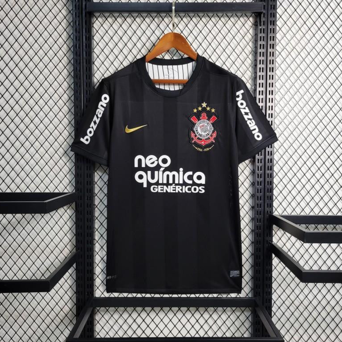 Retro 10/11 Corinthians Away Black Jersey