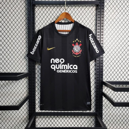 Retro 10/11 Corinthians Away Black Jersey