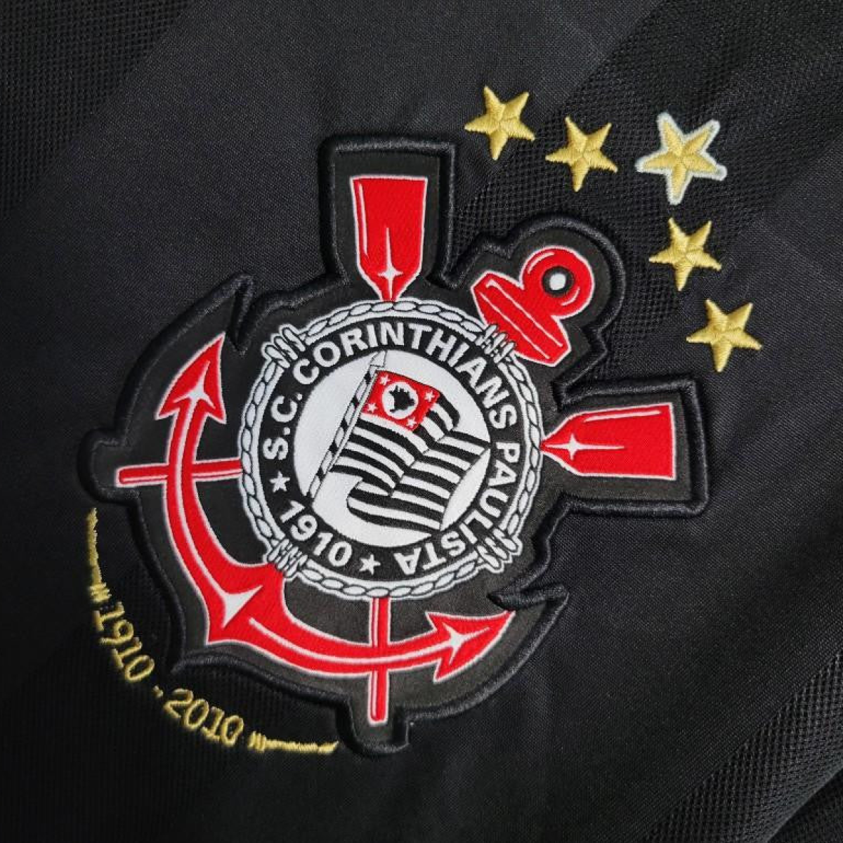 Retro 10/11 Corinthians Away Black Jersey