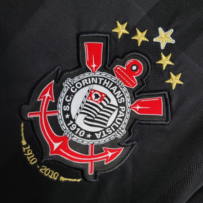 Retro 10/11 Corinthians Away Black Jersey