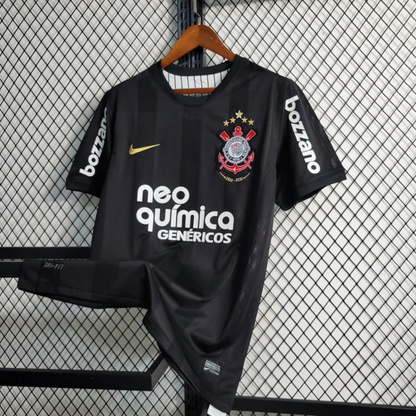 Retro 10/11 Corinthians Away Black Jersey