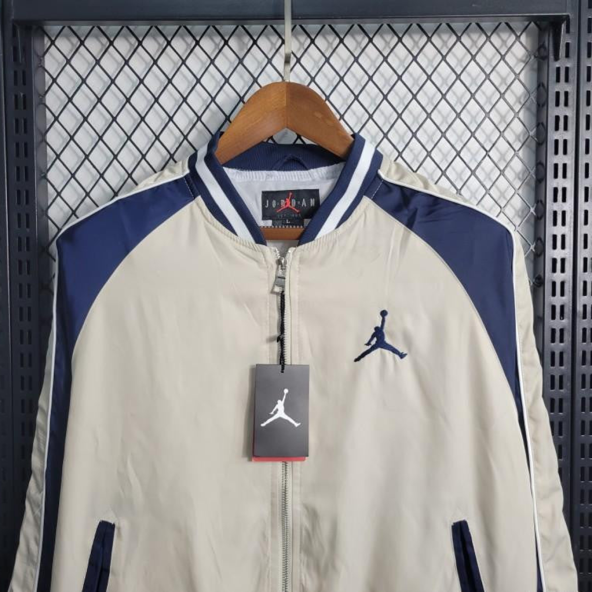 2023 Jordan Beige Zipper Jacket