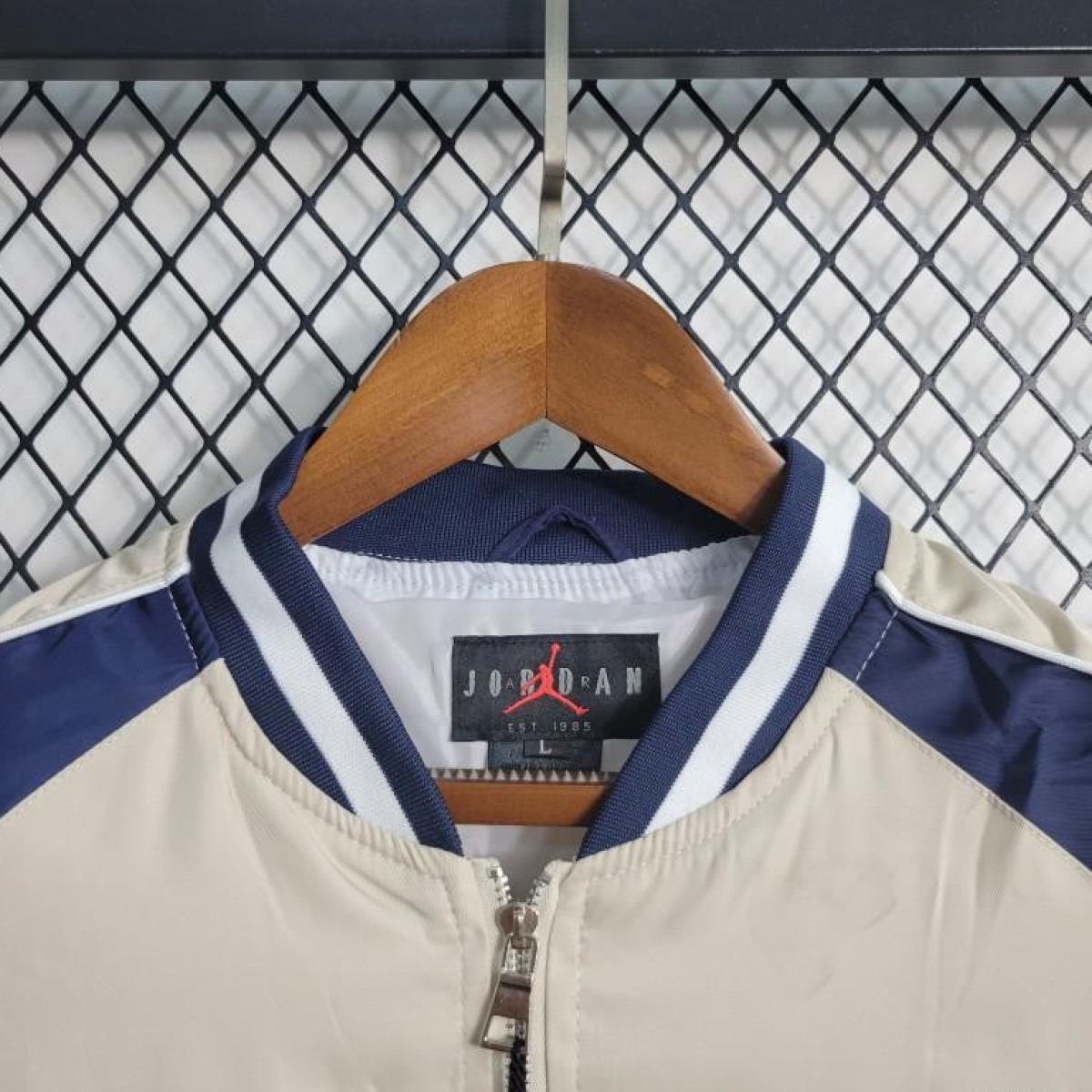 2023 Jordan Beige Zipper Jacket