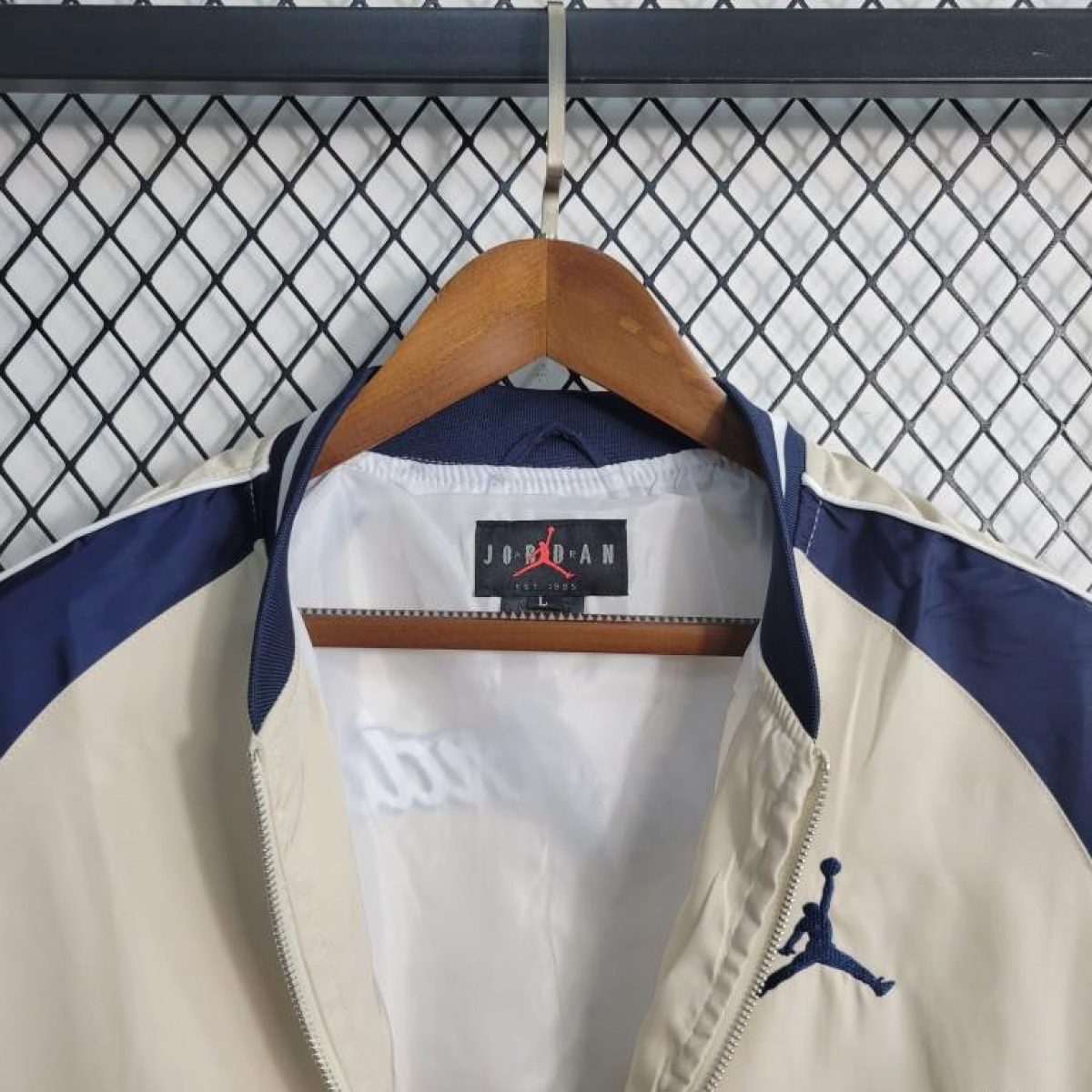 2023 Jordan Beige Zipper Jacket