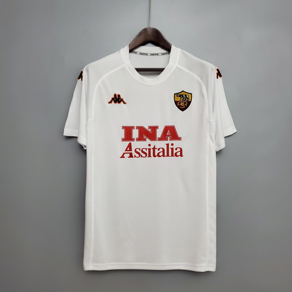 Retro 00/01 AS Roma Away White Jersey