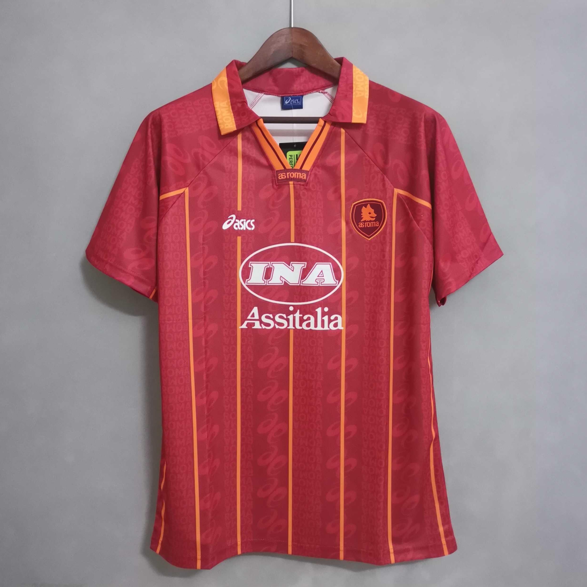 Retro 96 97 AS Roma Home Jersey