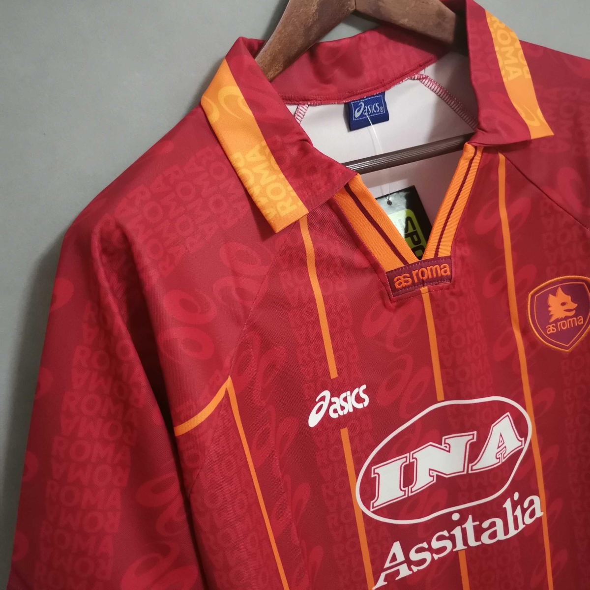Retro 96 97 AS Roma Home Jersey