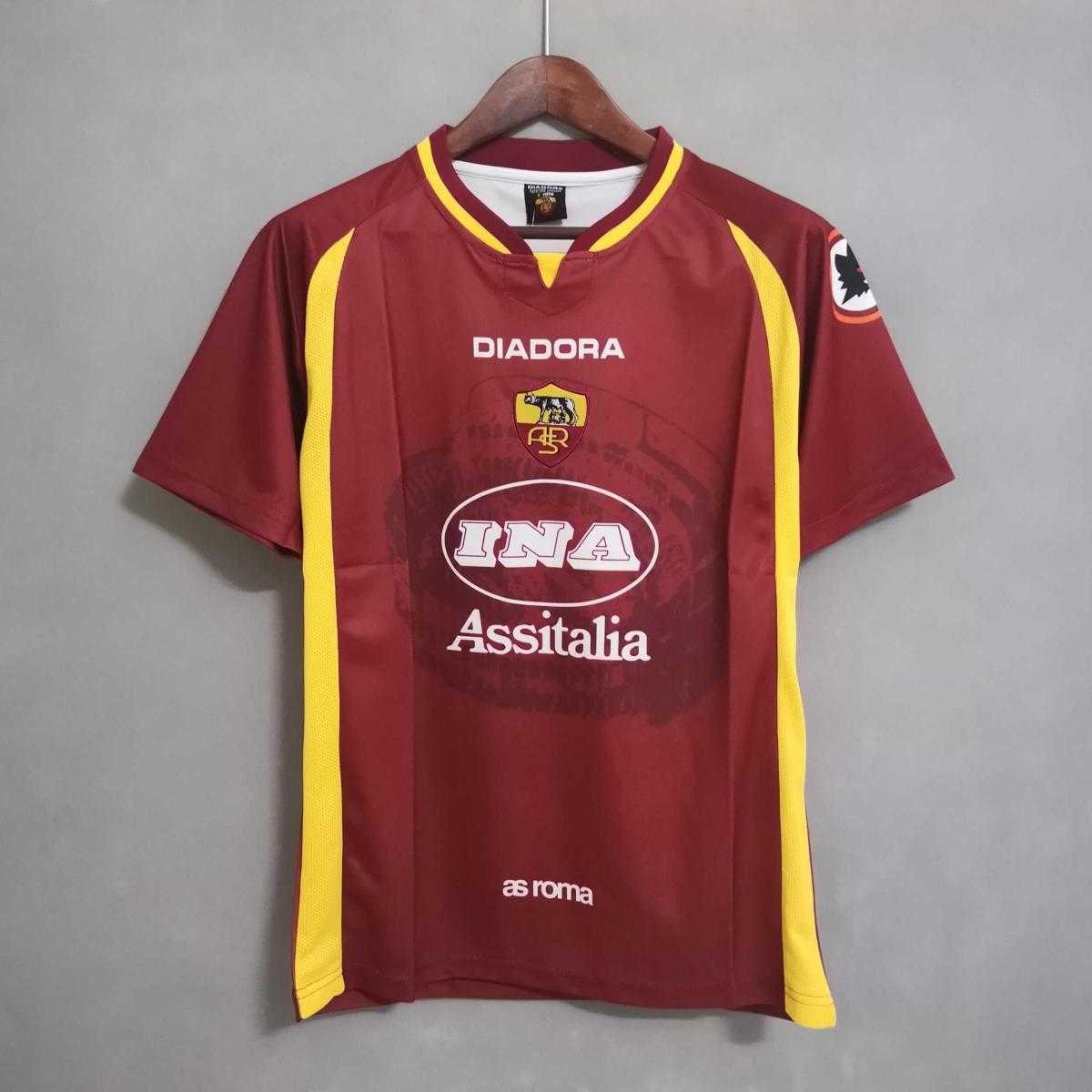 Retro 97 98 Roma Home Jersey
