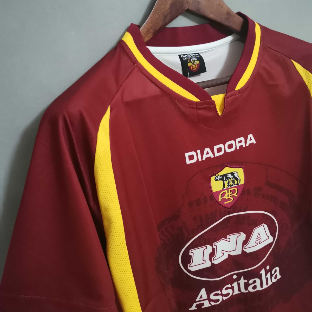 Retro 97 98 Roma Home Jersey