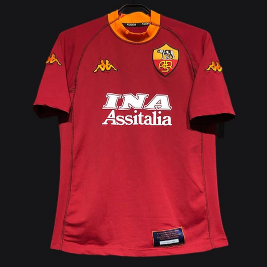 Retro 00/01 AS Roma Home Jersey