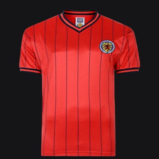 Retro 1982 Scotland Away Red Jersey