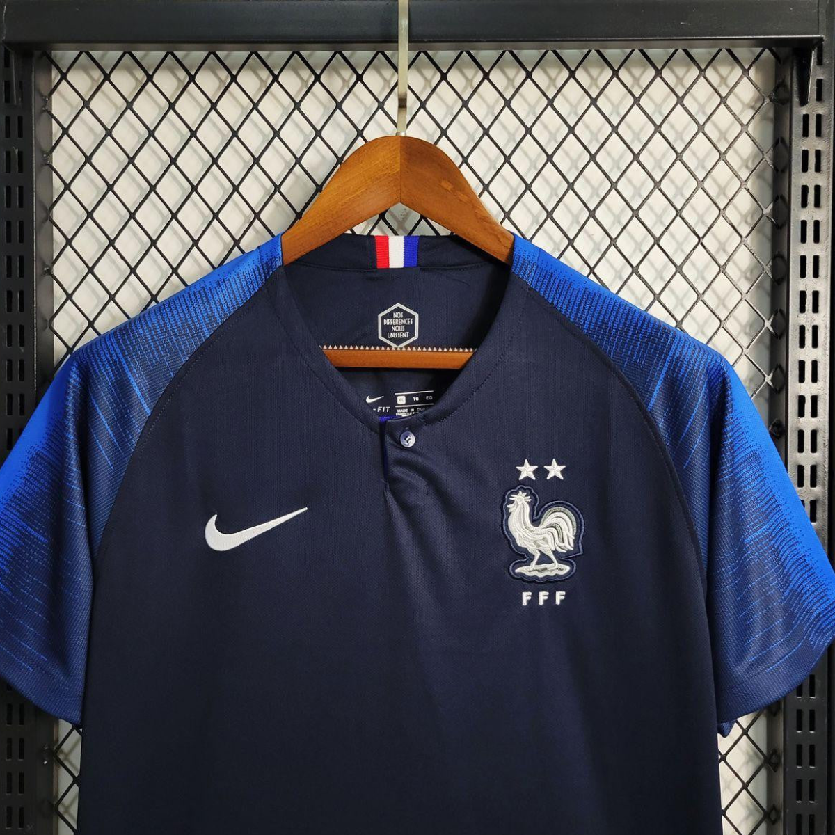 Retro 2018 France Home Jersey