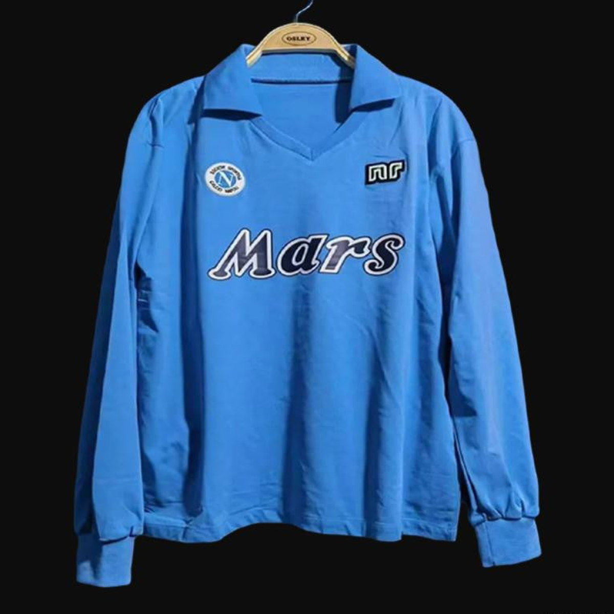 Retro 89/90 SSC Napoli Home Long SLeeve Jersey