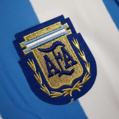 Retro 1986 Argentina Home Long Sleeve Jersey