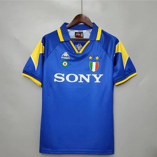 Retro 95/96 Juventus Away Blue Jersey