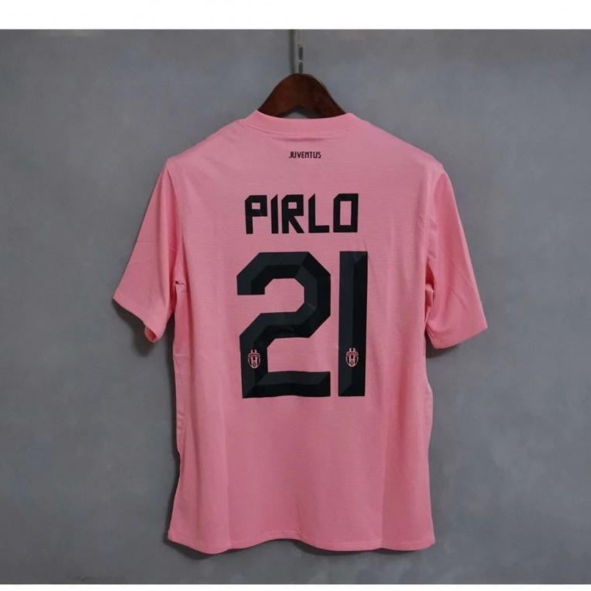 Retro 11/12 Juventus Away Pink Jersey With Serie A Patch